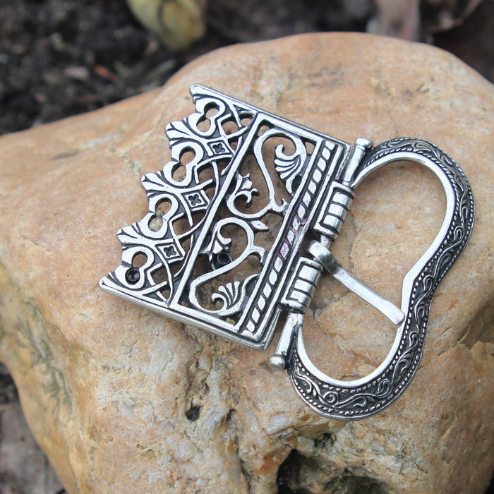 Spänne Rogier van der Weyden, försilvrad