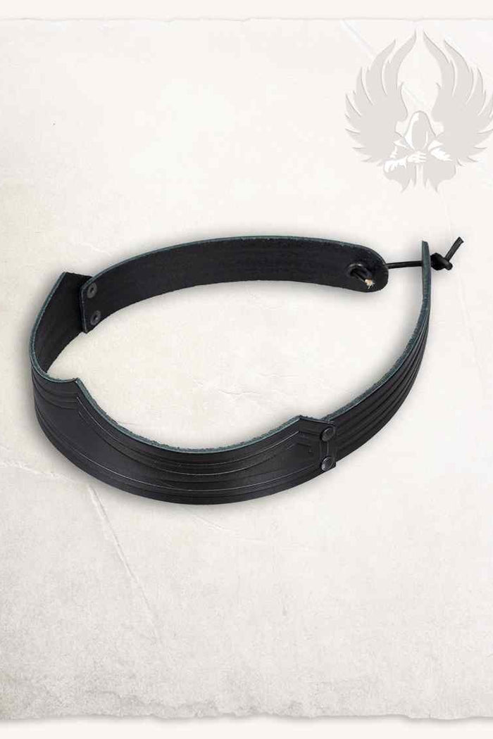 Corona in pelle Isidor, nera