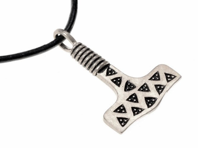 Thor kalapácsa Valse-ból, ezüstözött bronz