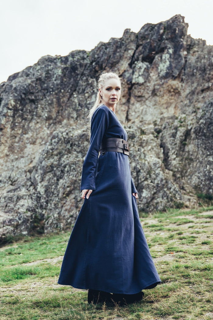 Vikingaklänning Valdis, blå