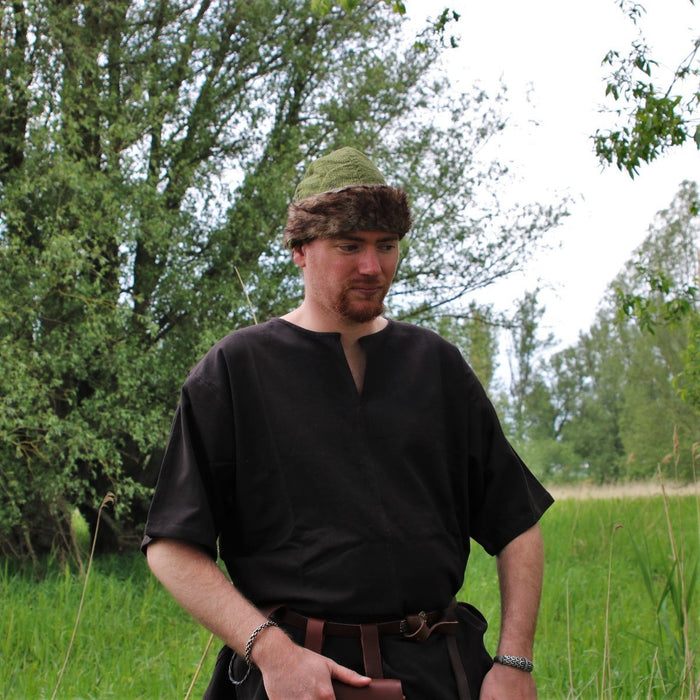 Birka vikingská čepice, zelená