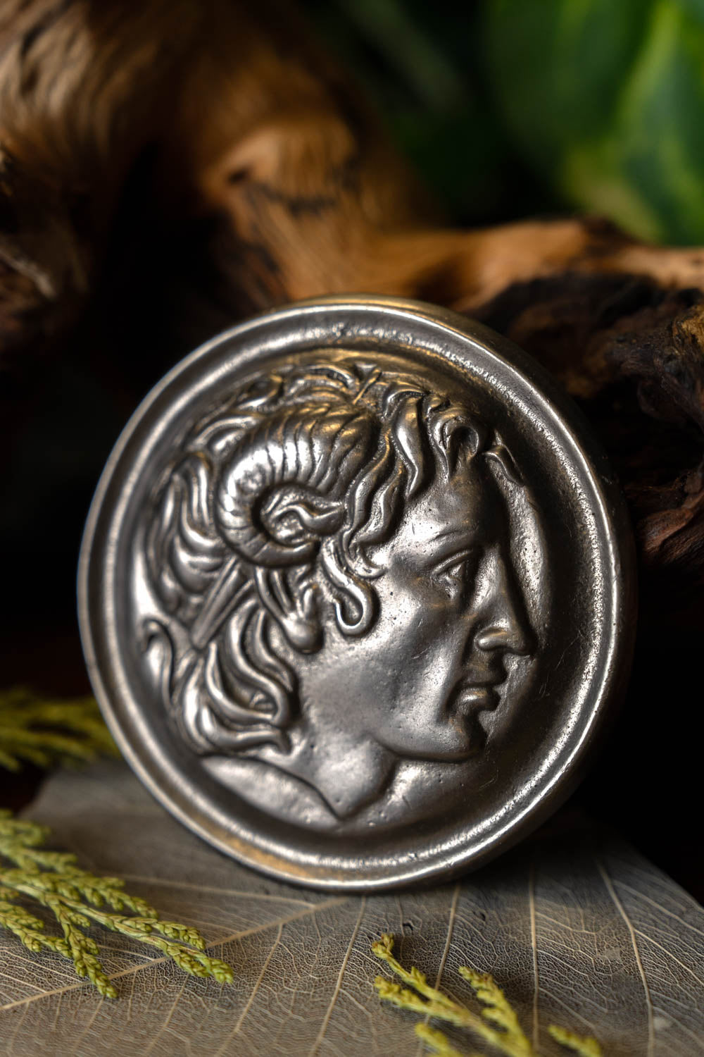 Romersk phalera Alexander den Store med Ammons horn