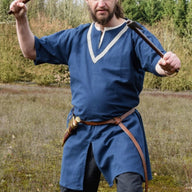 Túnica Birka Knut, mangas cortas, azul