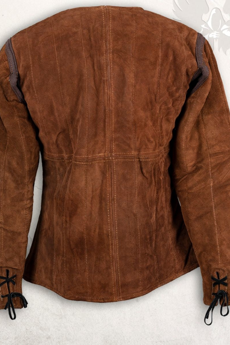 15. årh. arming doublet Aulber, ruskind, lysebrun