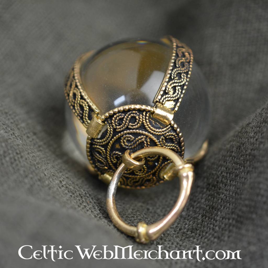 Cristallo di rocca franco, bronzo