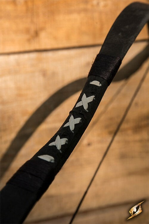 Arc équestre, noir, 118 cm, 24-26 lbs