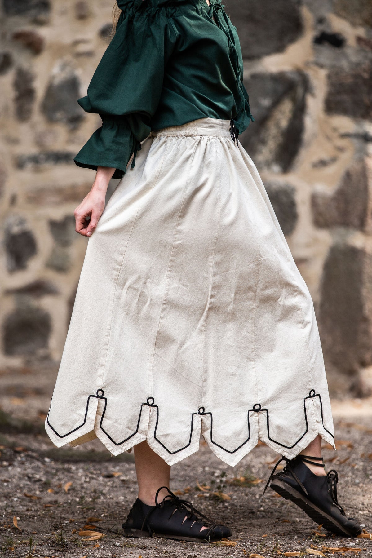 Robe Renaissance, crème