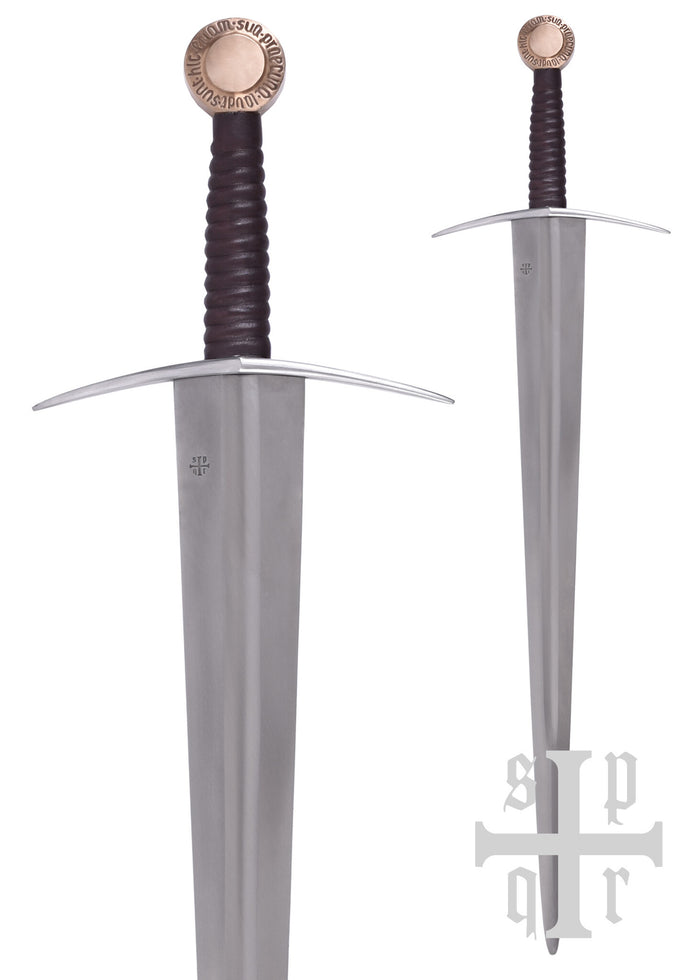 Épée médiévale Oakeshott XIV, cuivre, émoussée (battle-ready)