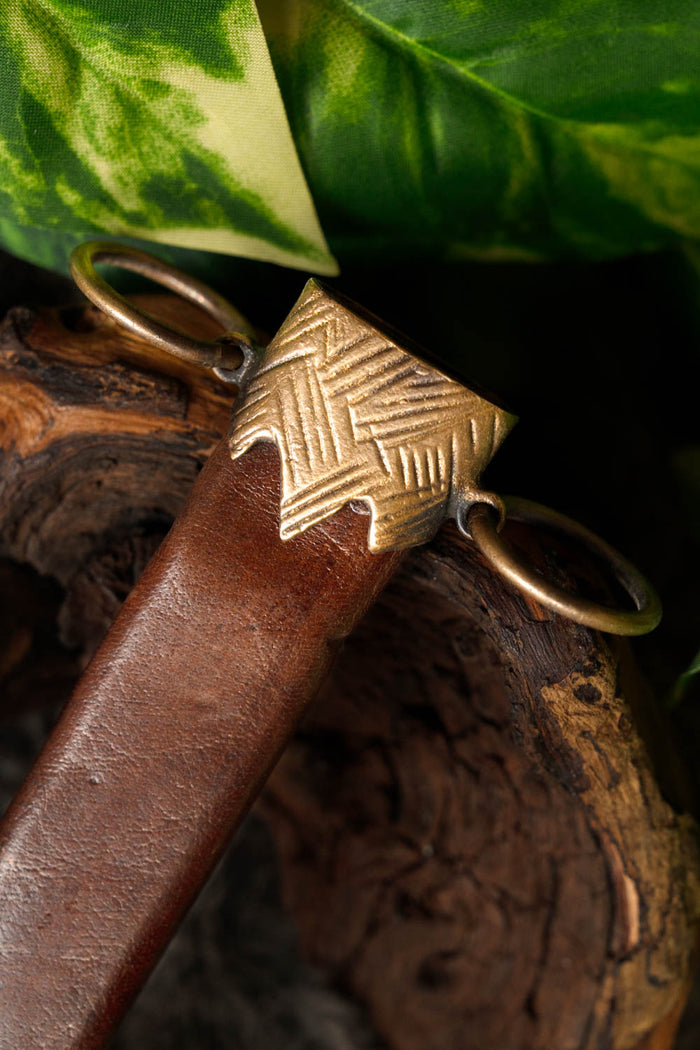 Duitse quillondolk met schede, 16e eeuw, semi-scherp