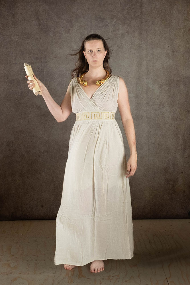 Goddess dress Penelope, cream