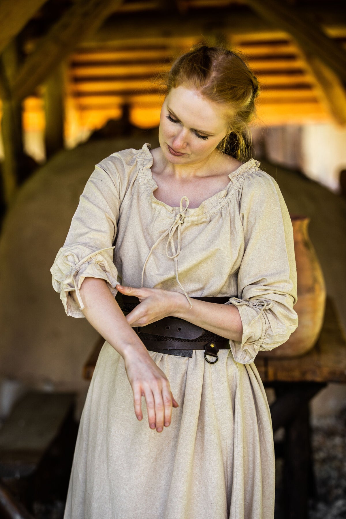 Suknia Alina, naturalna 