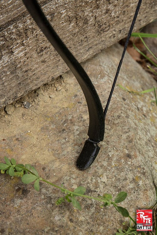 Arco recurvo marrón oscuro, 118 cm, 24–26 lbs