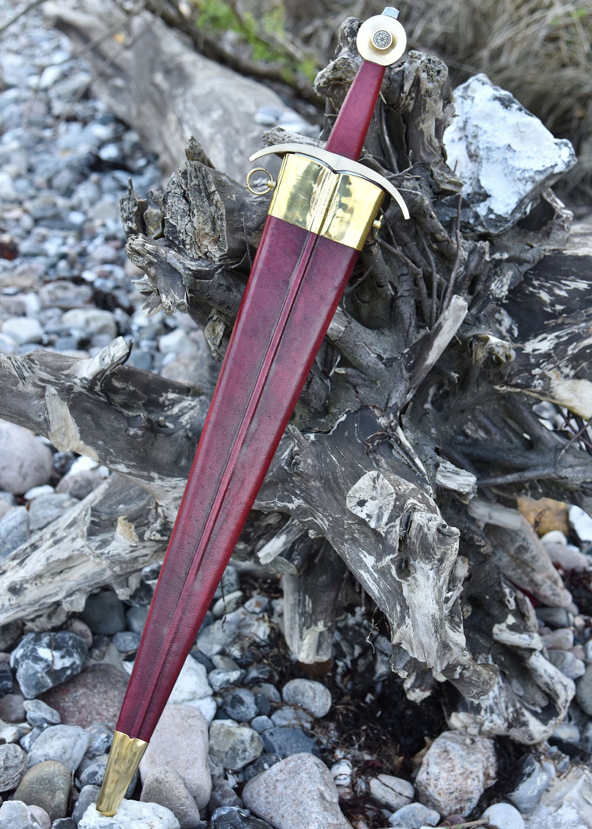 Philip IV sword with scabbard, 14th century, semi-sharp