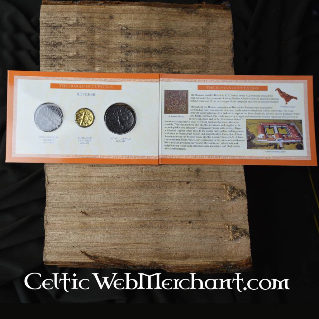 Römisches Münzpaket Die Invasionen Britanniens