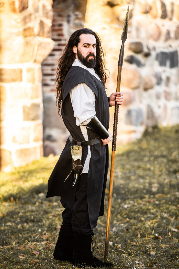 Överplagg för herrar, svart