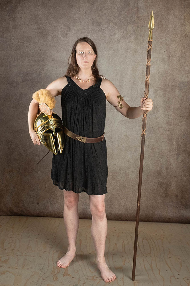 Göttinnenkleid Hera, kurz, schwarz