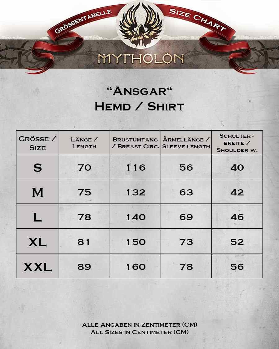 Medeltida skjorta Ansgar, grön