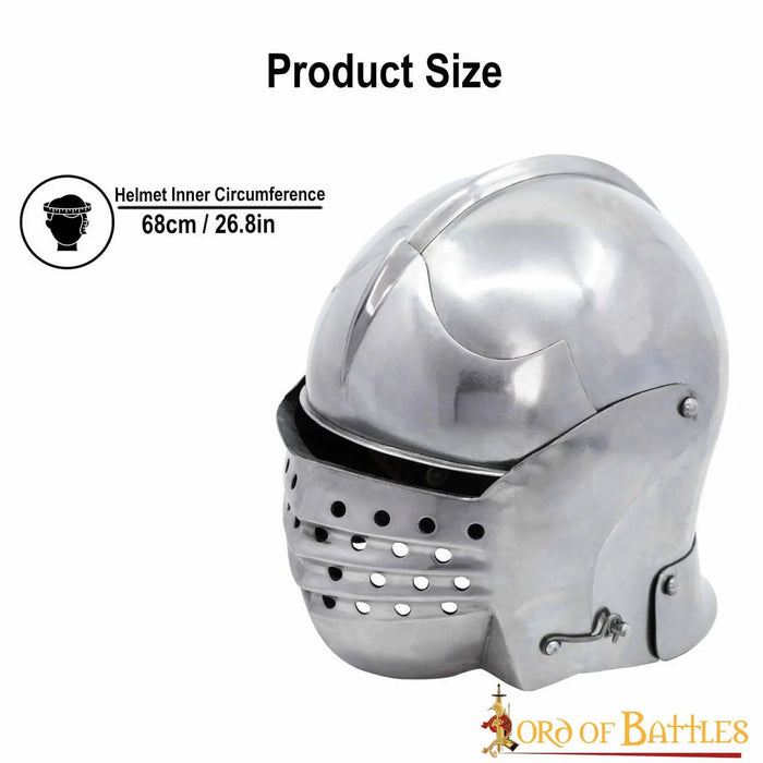 Milanese sallet Wallace collection, 1.6 mm