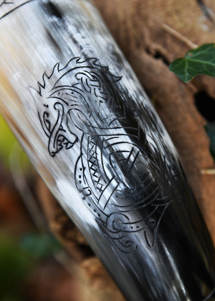 Drinkhoorn Fenrir wolf, 200-300 ml