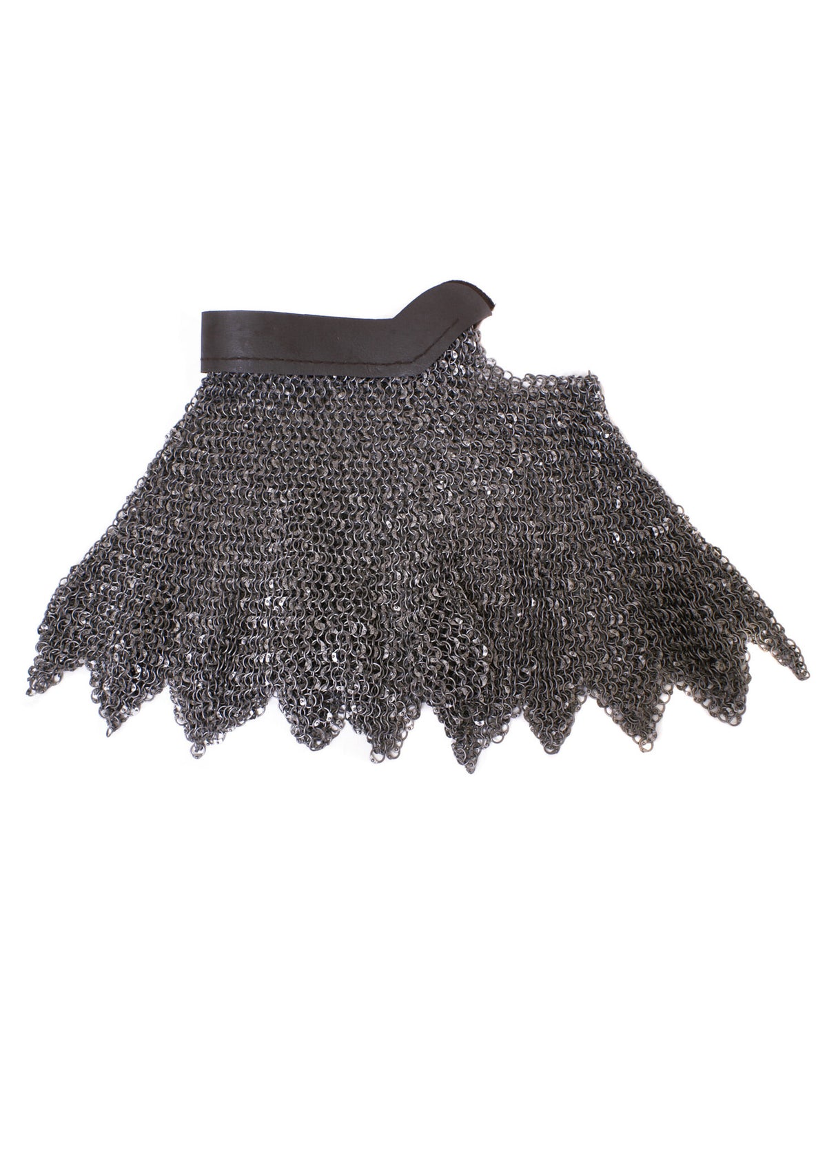 Camail / awentail, surowy, okrągłe kółka – okrągłe nity, 8 mm