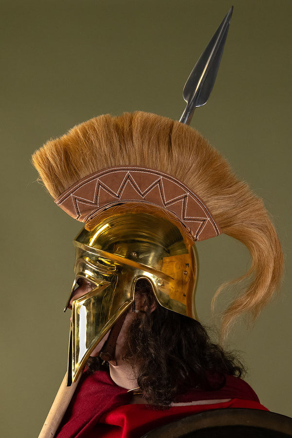 Corinthian helmet with crest, 1.3 mm