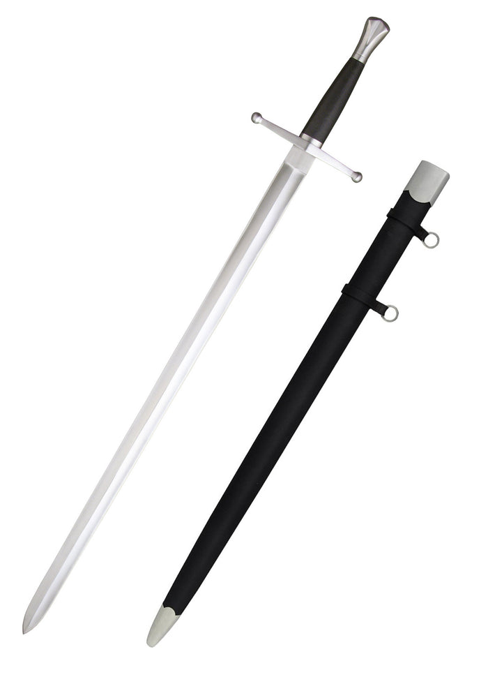 14th century broadsword, hand-and-a-half sword, sharp
