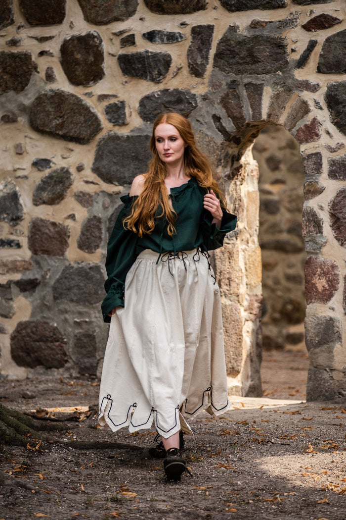 Robe Renaissance, crème