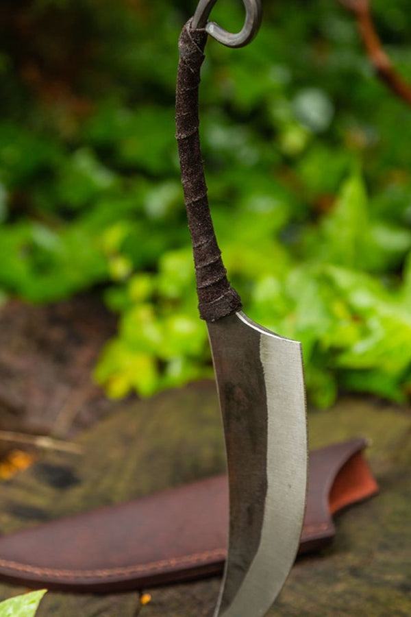 Celtic knife Glen, L, stainless steel, semi-sharp