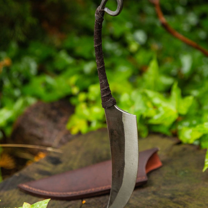 Celtic knife Glen, L, stainless steel, semi-sharp