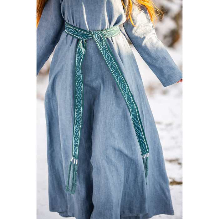 Vikingebælte Caja, blå, 235 cm