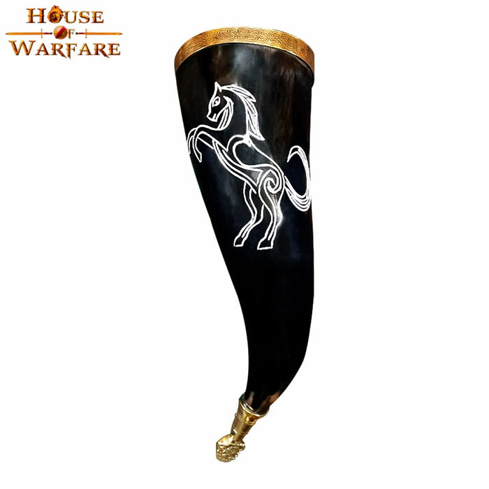 Celtic drinking horn Epona deluxe, 300-500 ml