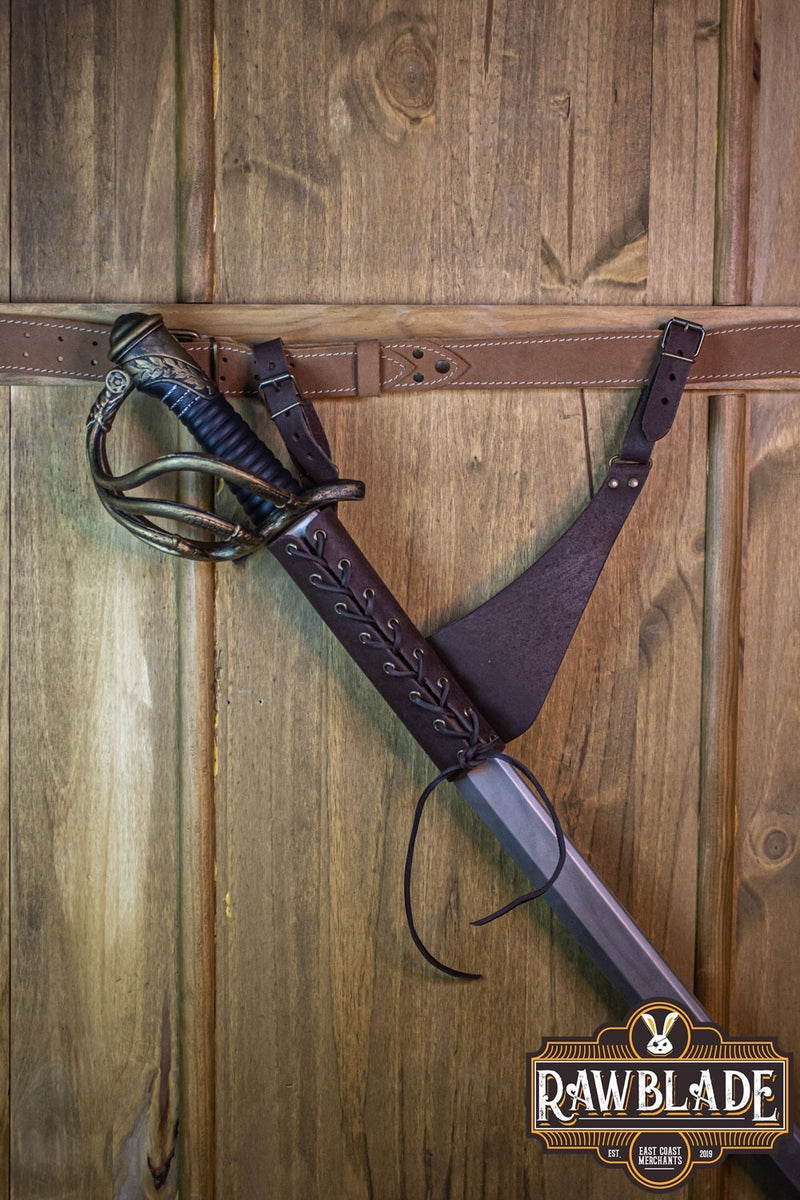 Breda Rapierhalter klein, braun, rechtshändig