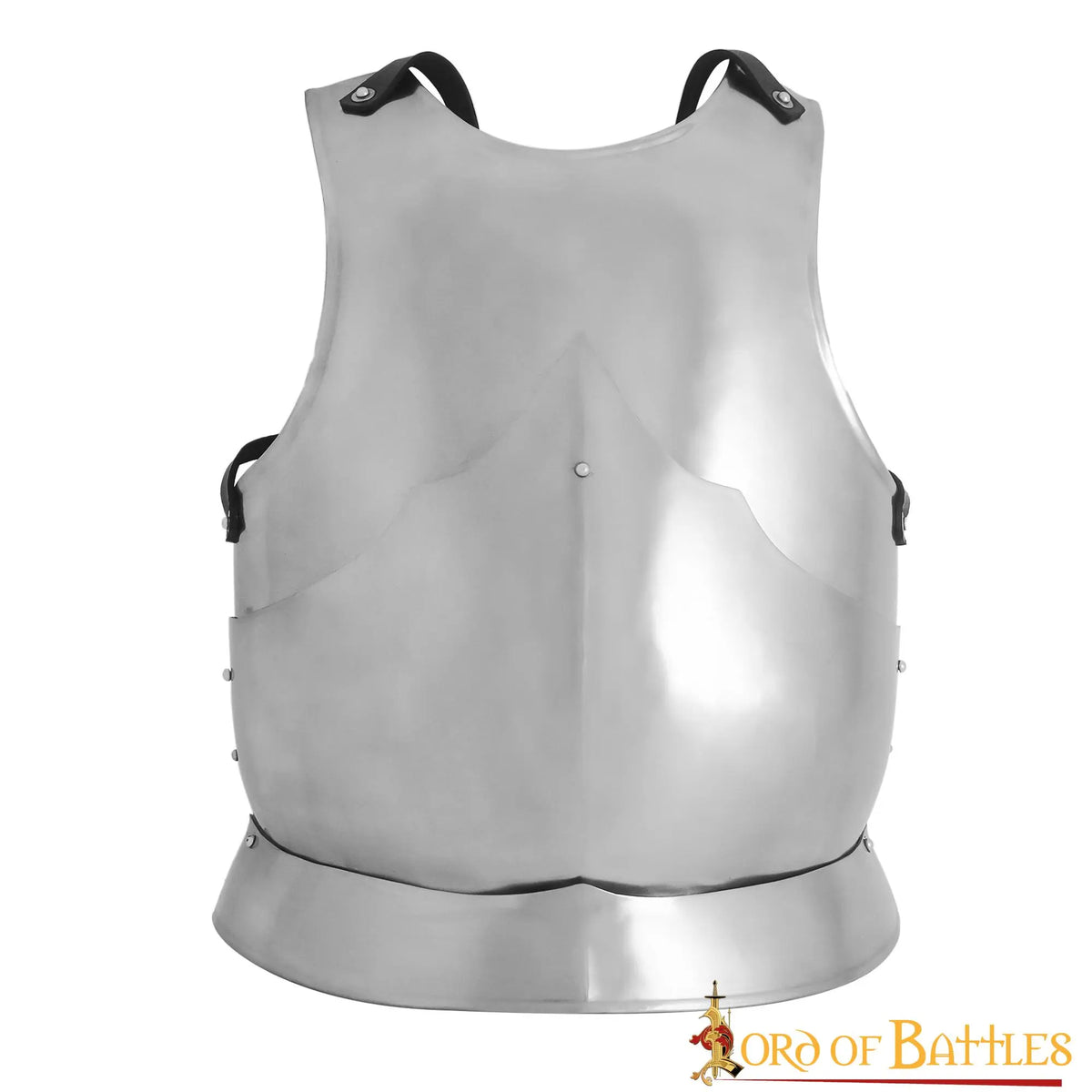 Brustkürass 15. Jahrhundert, schwarz, 1,6 mm