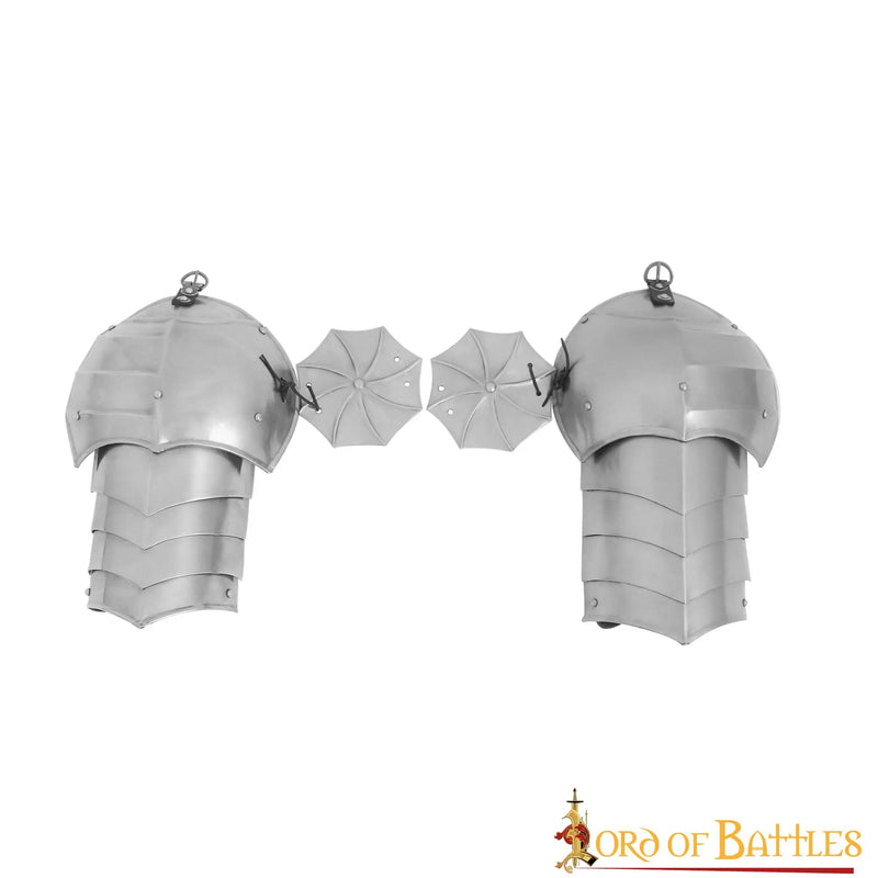 Gotische Pauldrons mit Rondellen, 1,6 mm