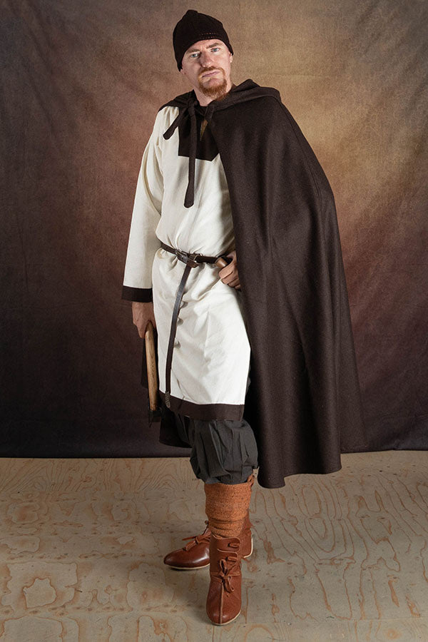 (Early) medieval tunic Clovis, natural-brown