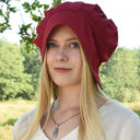 Pleated Baroque Coif Amsterdam, red