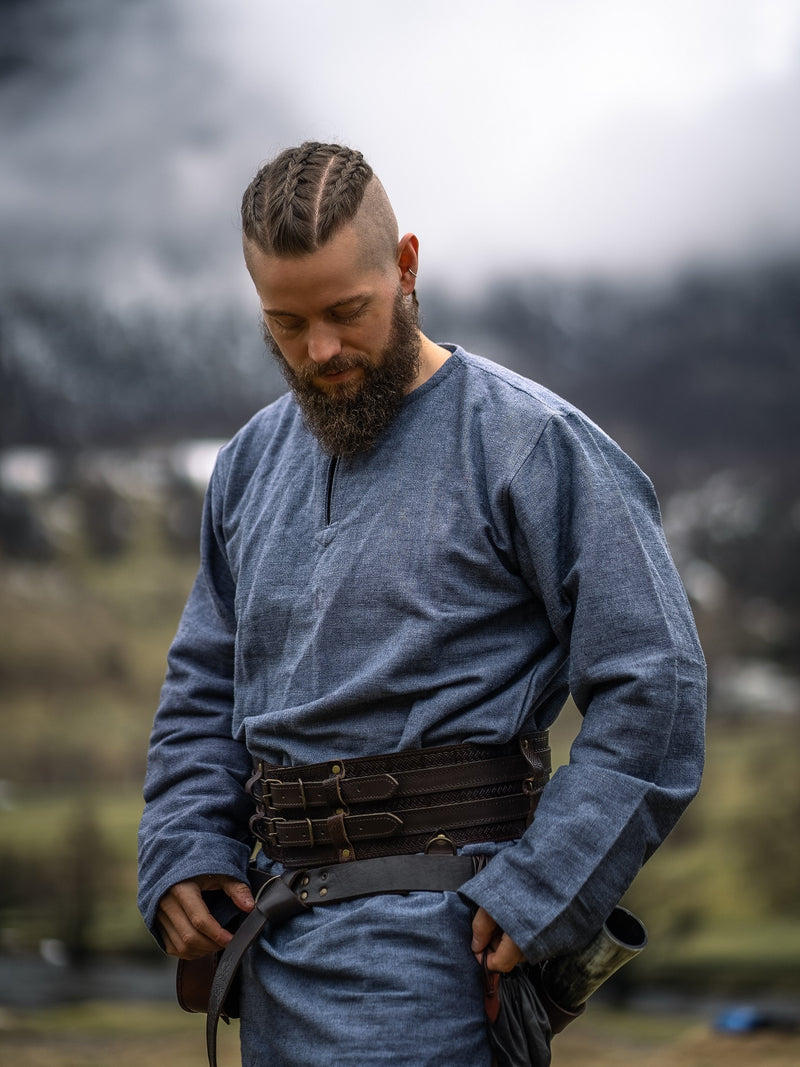Viking tuniek Torsten, blauw