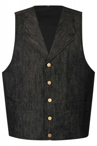 Colete 1920 Harold, preto
