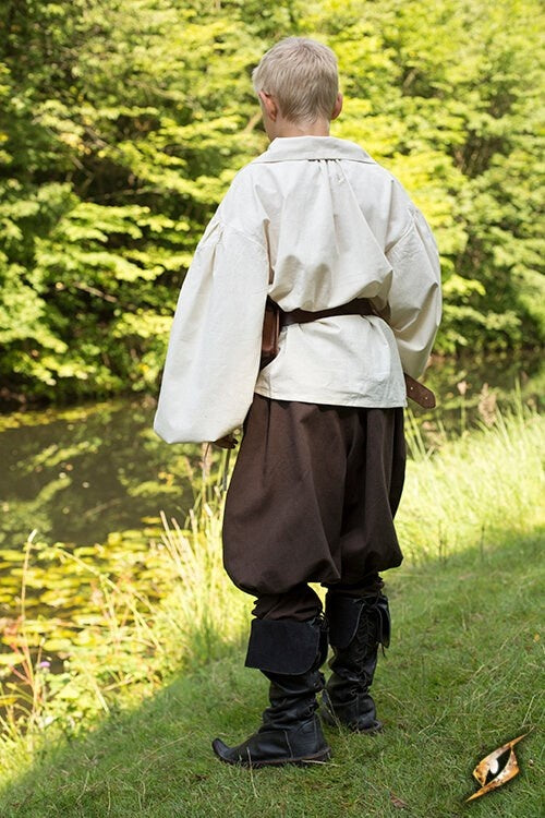Vikingské kalhoty Rollo, hnědé