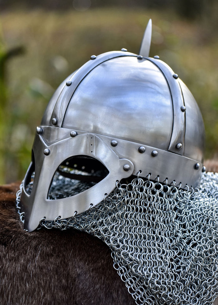 Capacete viking com malha, 1,6 mm