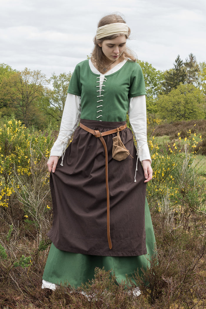 Apron Alianor, brown