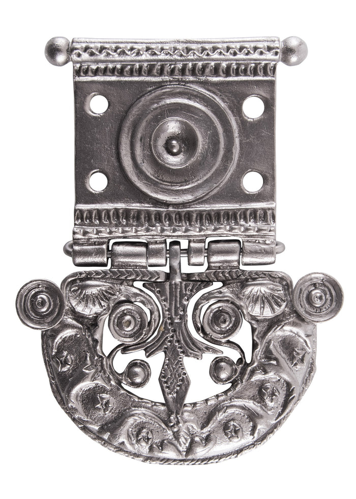 Romersk bæltespænde Tekija, fortinnet messing