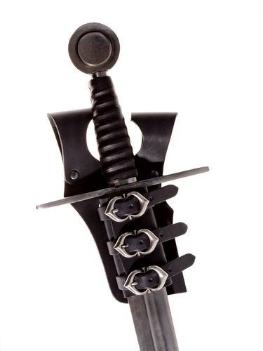 Porte-épée médiéval pour ceinture, noir