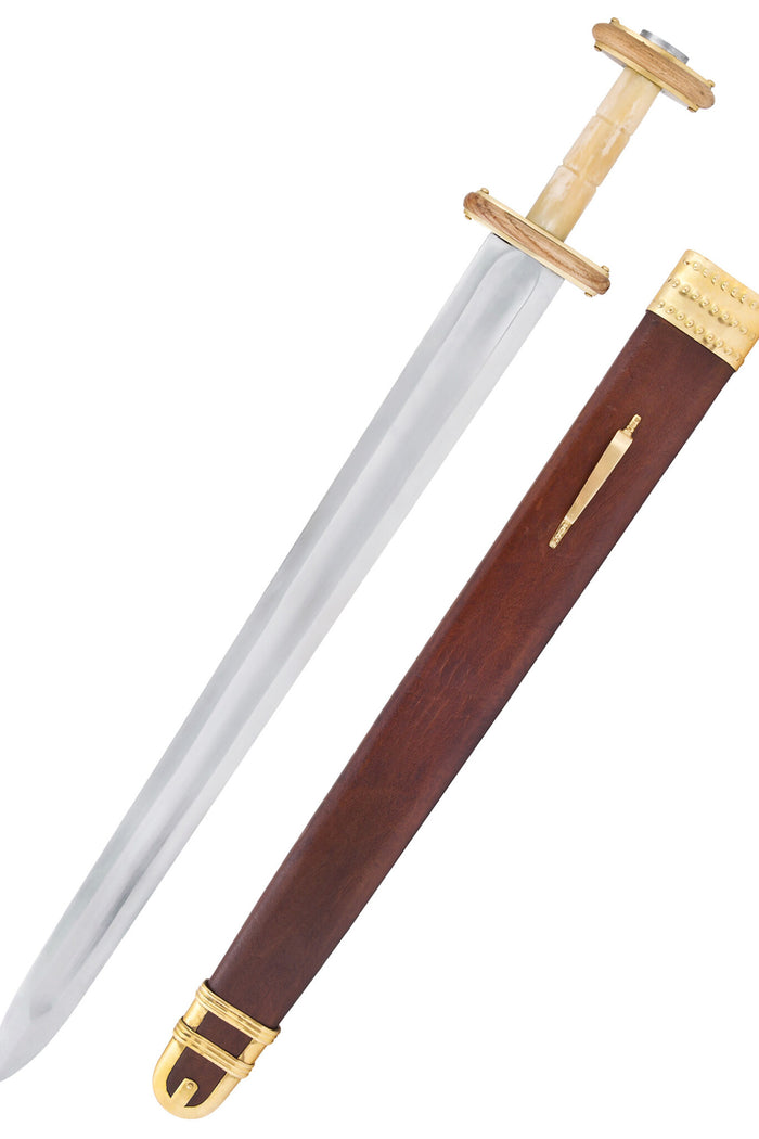 Angelsächsisches Schwert Feltwell, 4. 5. Jahrhundert, halbscharf