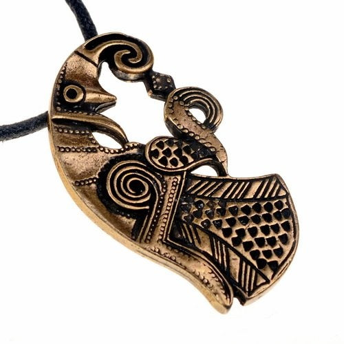 Vendel raven jewel, zamak