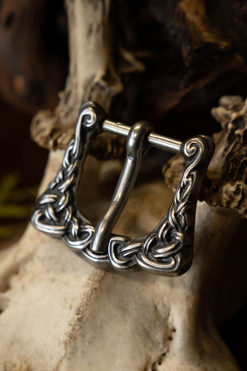 Anglo-Scandinavian buckle, silvered