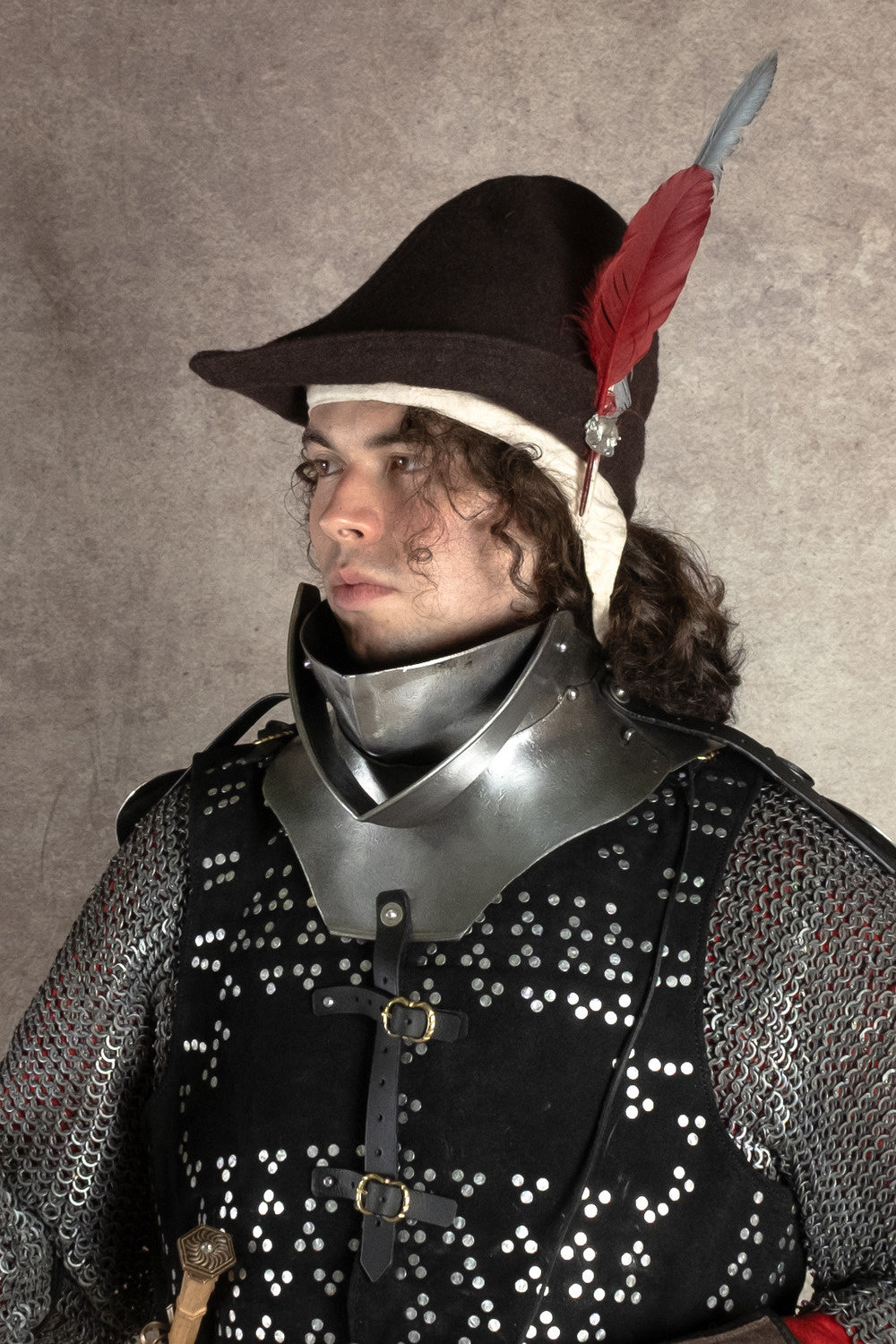 15e eeuwse bevor, ongepolijst, 1.2 mm