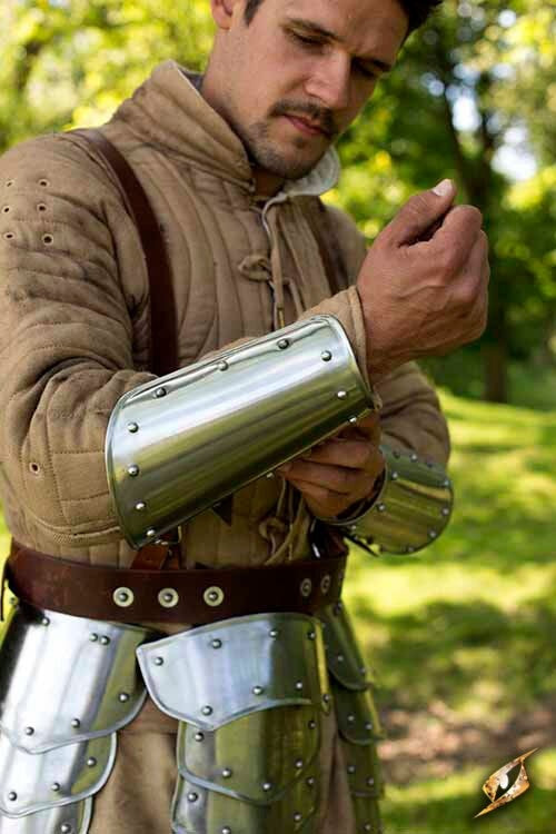 Warrior middeleeuwse bracers, onderarmbeschermers, 1 mm