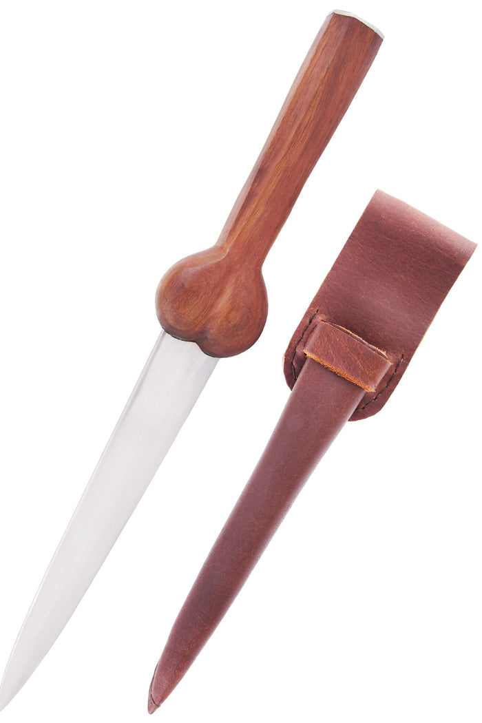Bollock dagger, semi-sharp