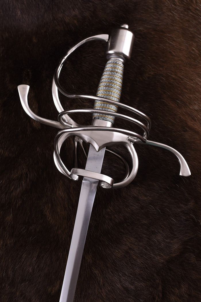 Deutscher Rapier des 17. Jahrhunderts, halbscharf